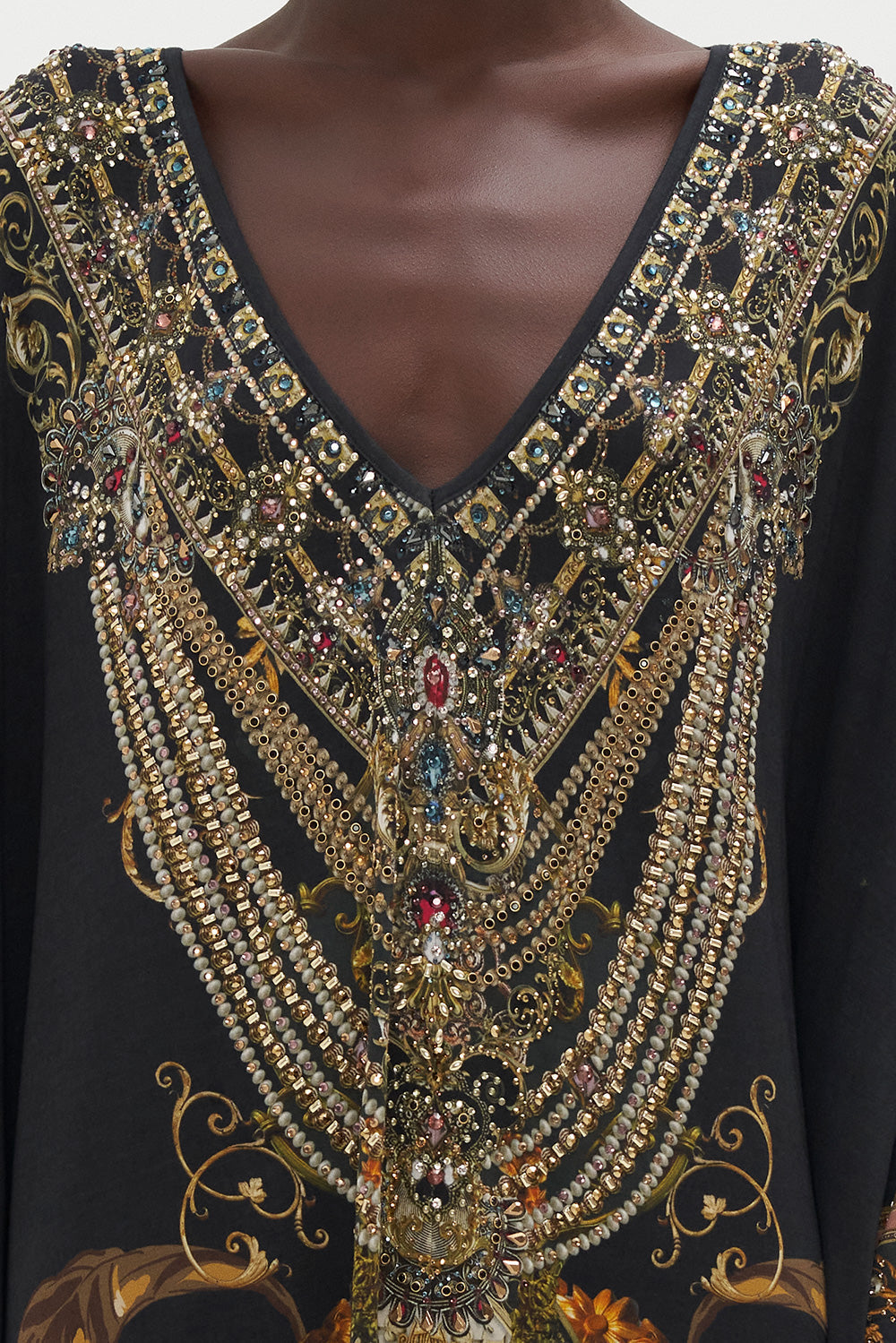 V NECK BATWING KAFTAN THE QUEENS KING