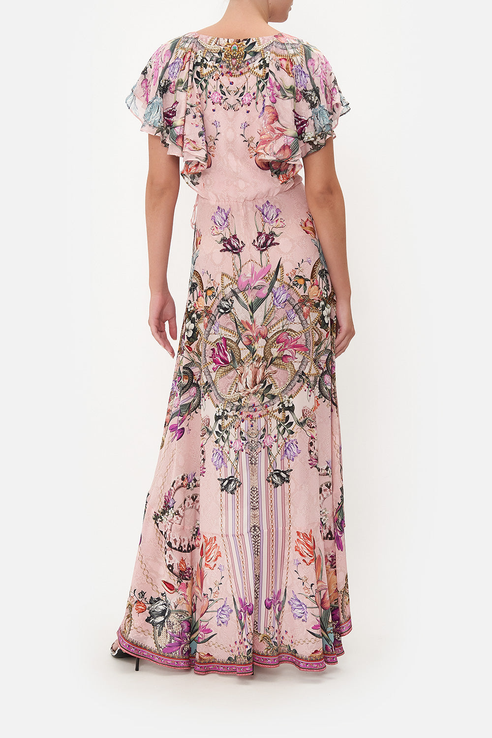 FRILL SLEEVE LONG DRESS MAD AS A SNAKE