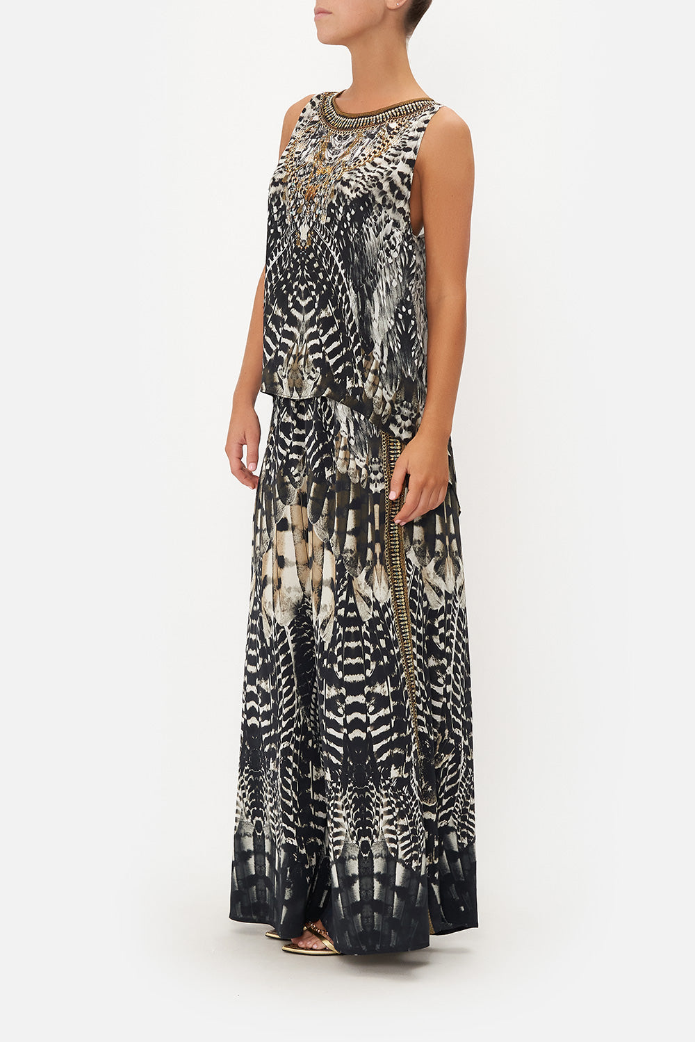 BUTTON BACK TOP NIGHT OWL