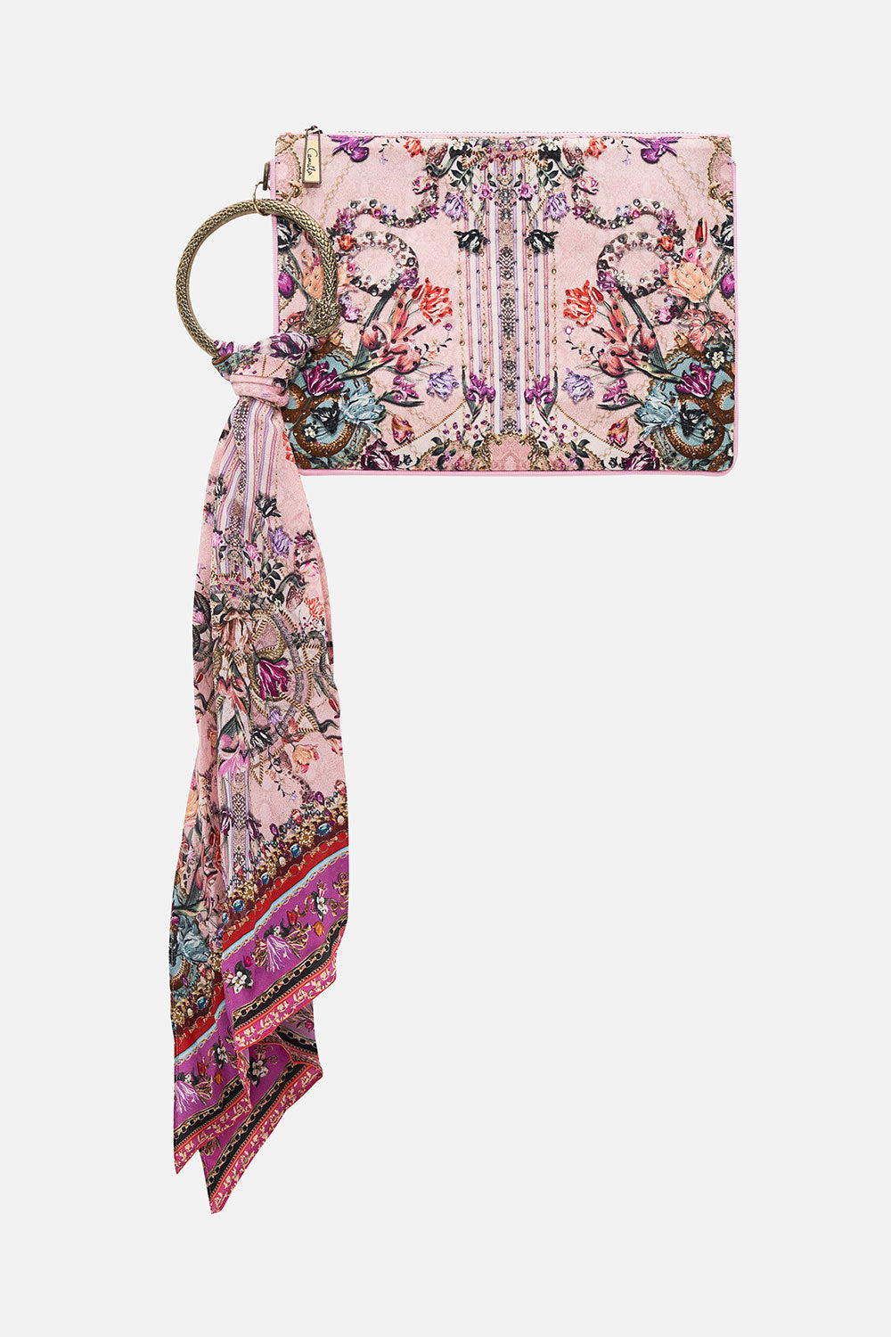 RING SCARF CLUTCH MAD AS A SNAKE