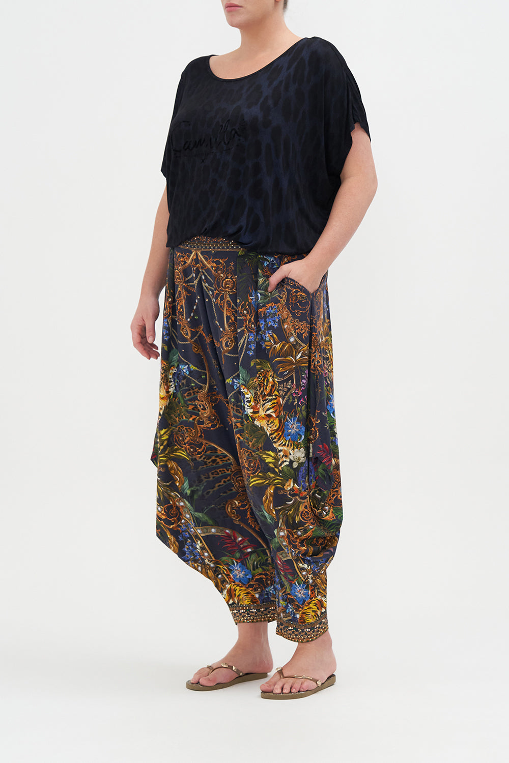 JERSEY DRAPE PANT WITH POCKET TIGER TALES