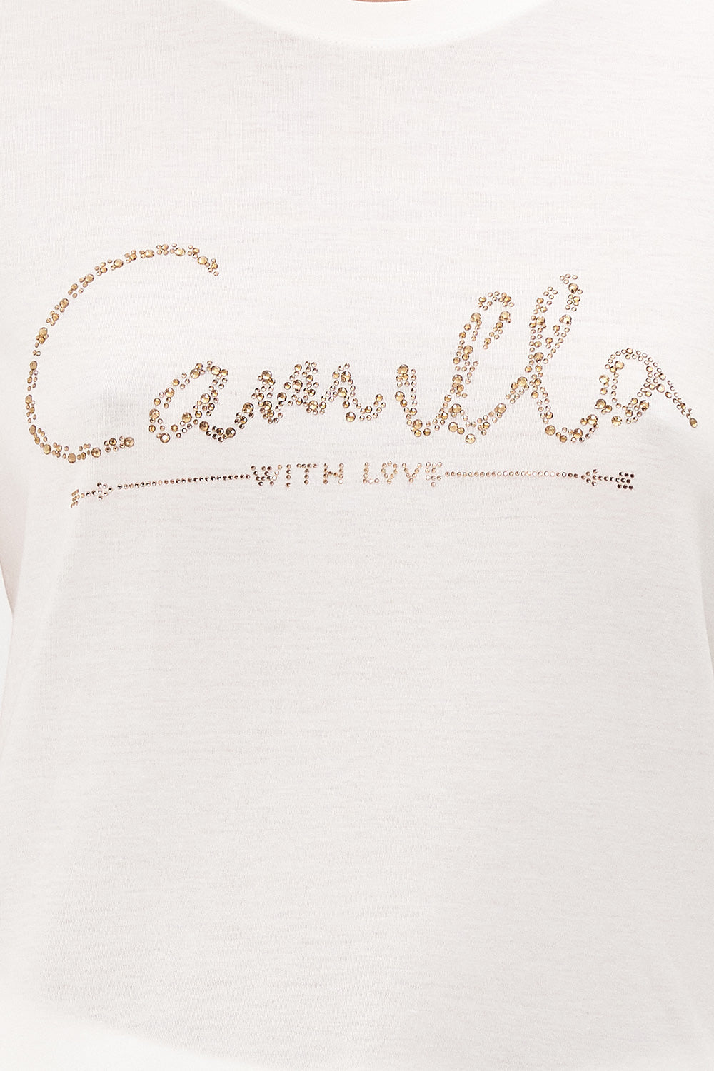 SLIM FIT  ROUND NECK T-SHIRT LOGO CAPSULE - SOLID WHITE