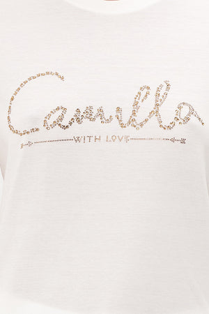 SLIM FIT  ROUND NECK T-SHIRT LOGO CAPSULE - SOLID WHITE