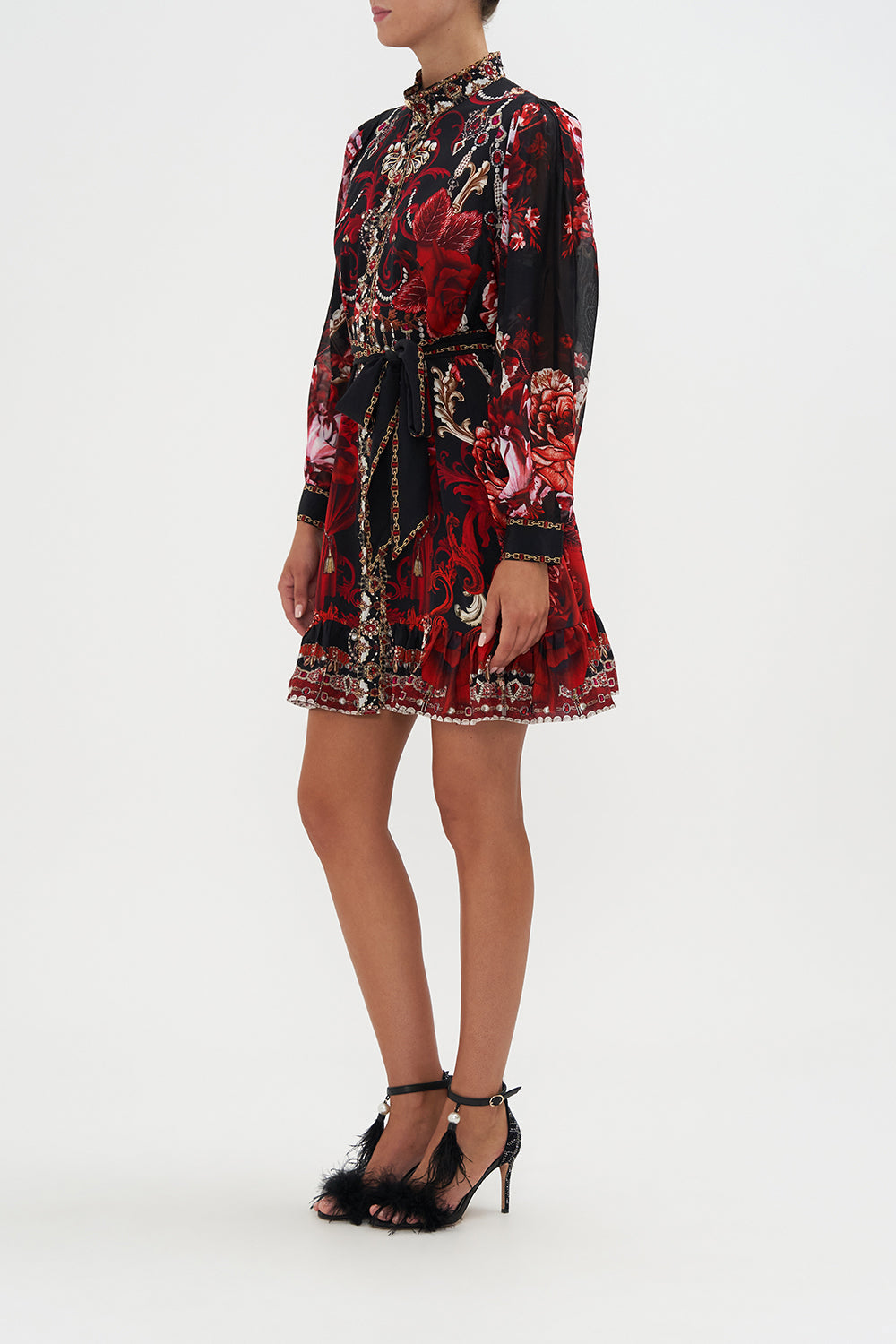 DROP SLEEVE SHIRT DRESS SISTERHOOD OF THE ROSE