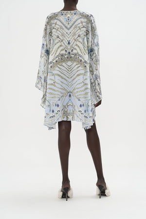 LONG RAGLAN SLEEVE FLARED KAFTAN FORBIDDEN FRUIT