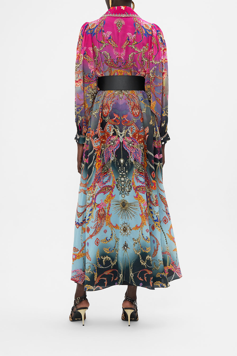 CURVED COLLAR SHIRT DRESS WHAT LIES BENEATH