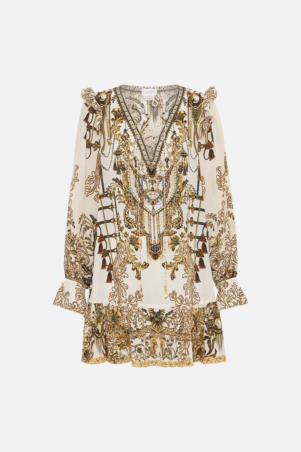 RUFFLE LACE UP DRESS ROAD TO RICHESSE