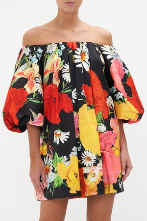 OFF SHOULDER PUFF DRESS DIVINE DIVINITY – CAMILLA EU