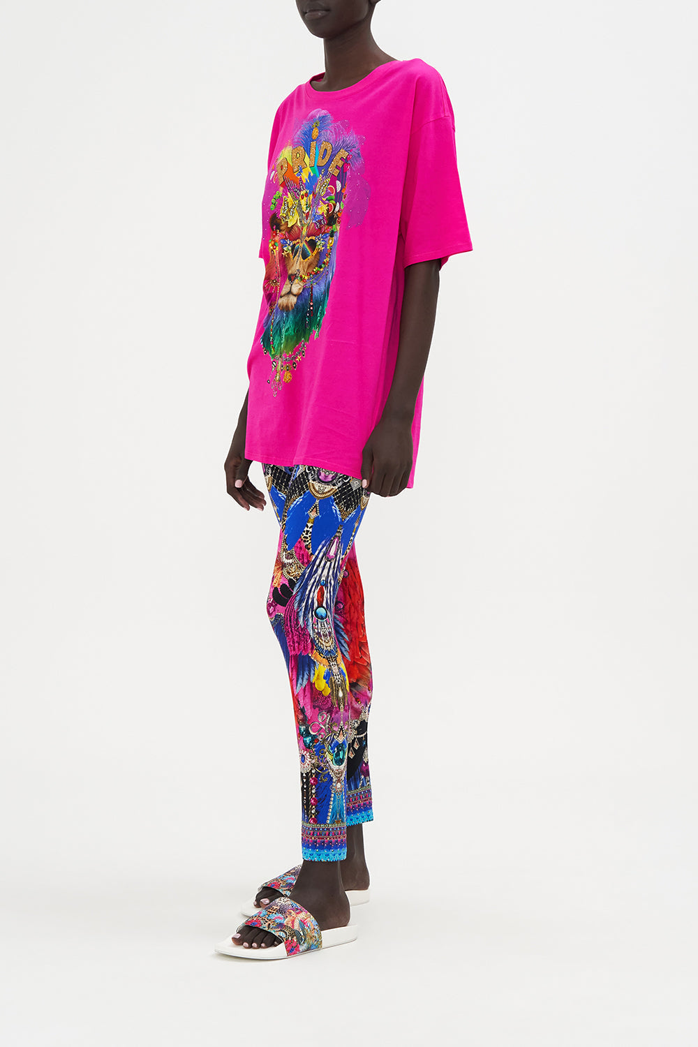 OVERSIZE BAND TEE DANCING WITH DESTINY