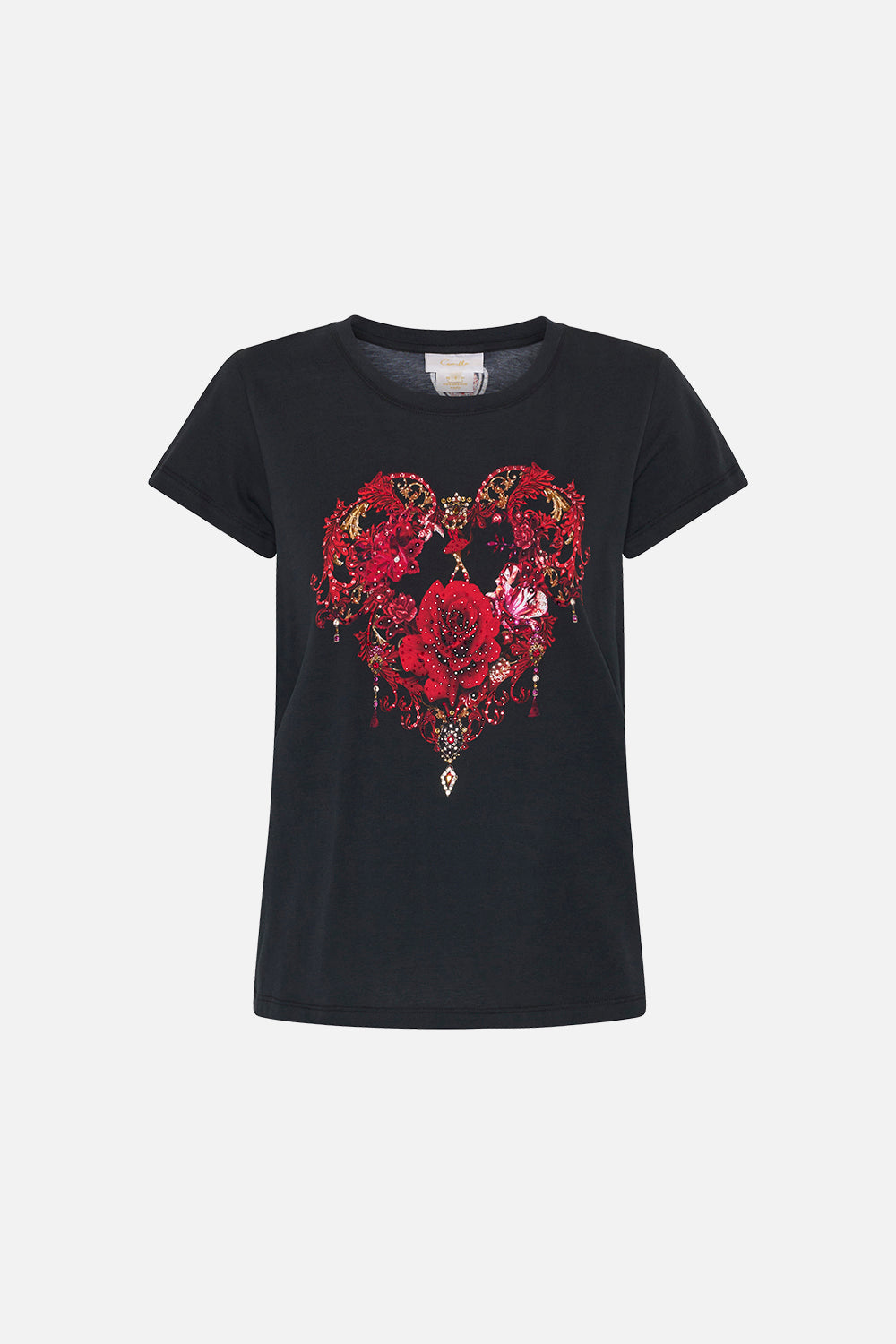 SLIM FIT  ROUND NECK T-SHIRT SISTERHOOD OF THE ROSE
