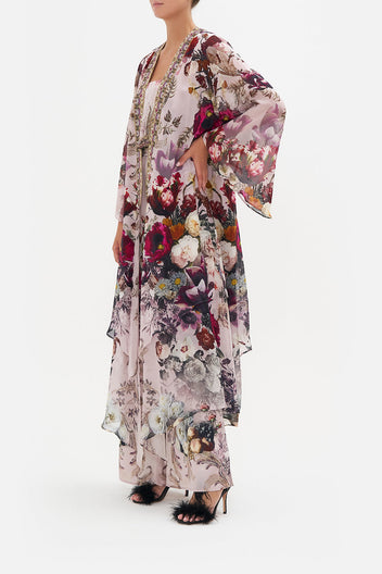 ROBE WITH DOUBLE LAYERED HEM ISTENANYA