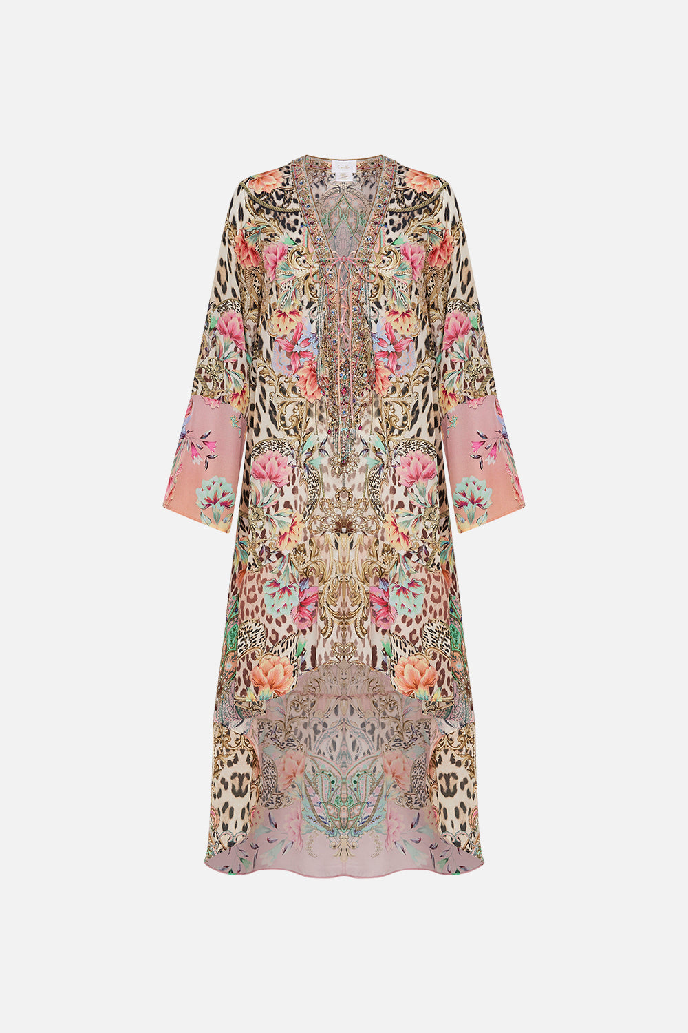 SHORT DRESS WITH HIGH LOW HEM QUEEN ATLANTIS