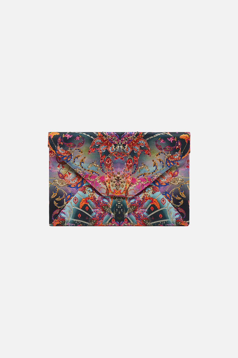 Envelope Clutch What Lies Beneath print by CAMILLA