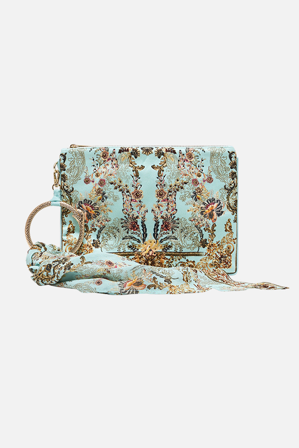 Ring Scarf Clutch Adieu Yesterday print by CAMILLA