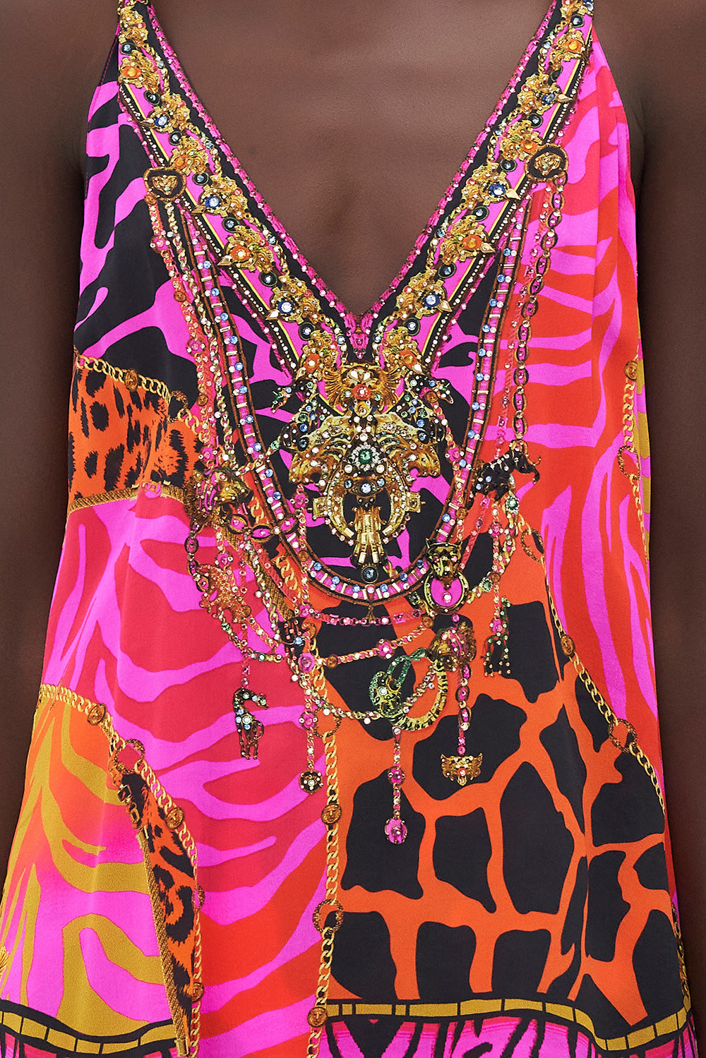 TANK TOP WITH STRAP BEAD DETAIL ALWAYS CHANGE YOUR SPOTS