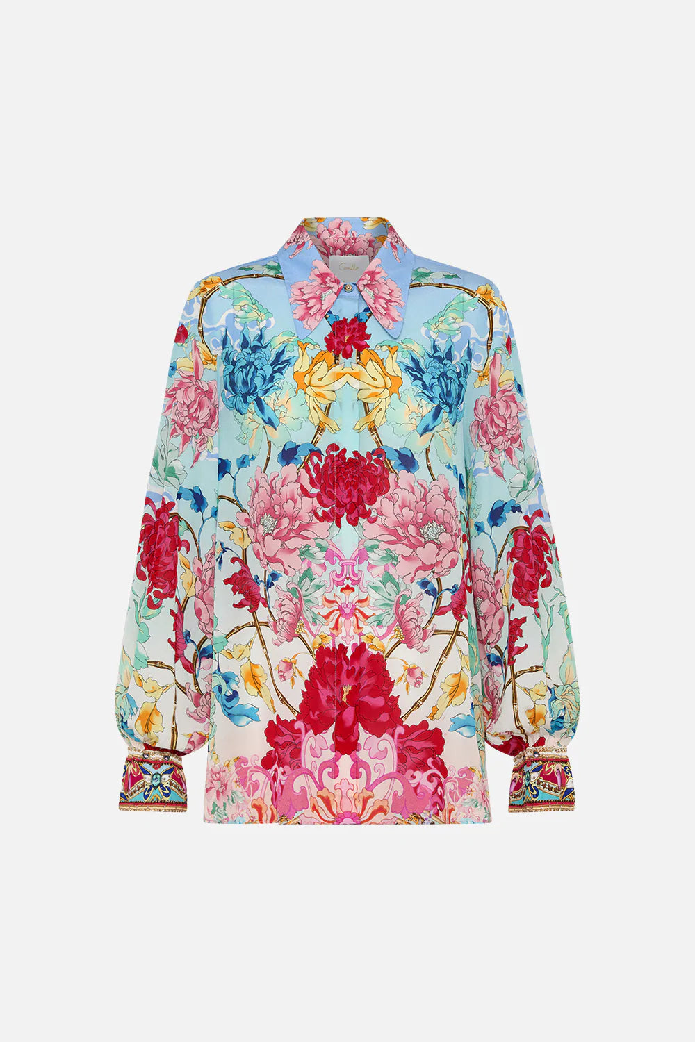 CURVED COLLAR BLOUSE GO STAG