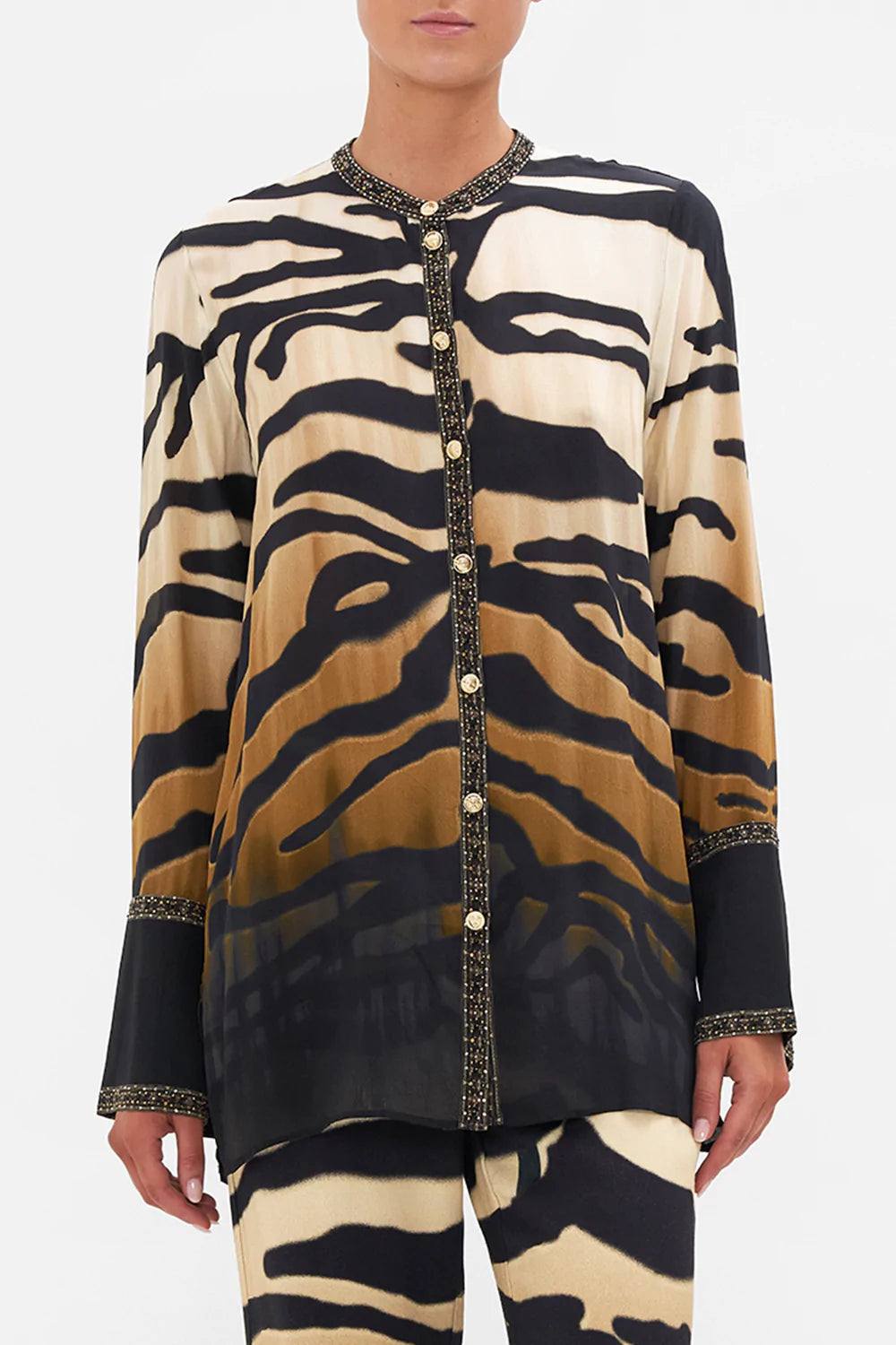 BUTTON DOWN SHIRT TAME MY TIGER