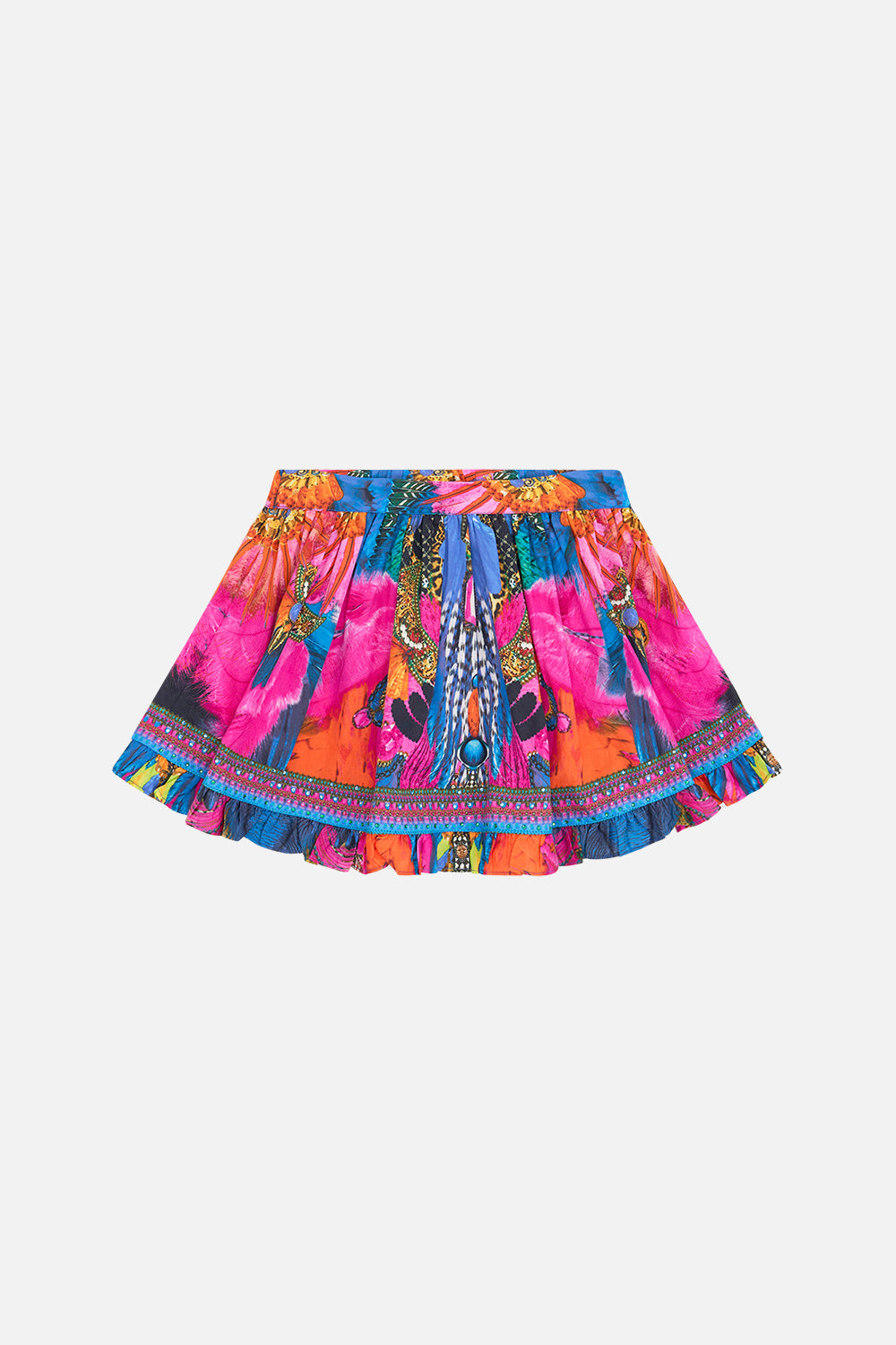 Kids Frill Mini Skirt 4-10 Dancing With Destiny print by CAMILLA