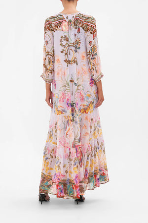 KIDS HIGH LOW HEM DRESS 4-10 NATURES KALEIDOSCOPE