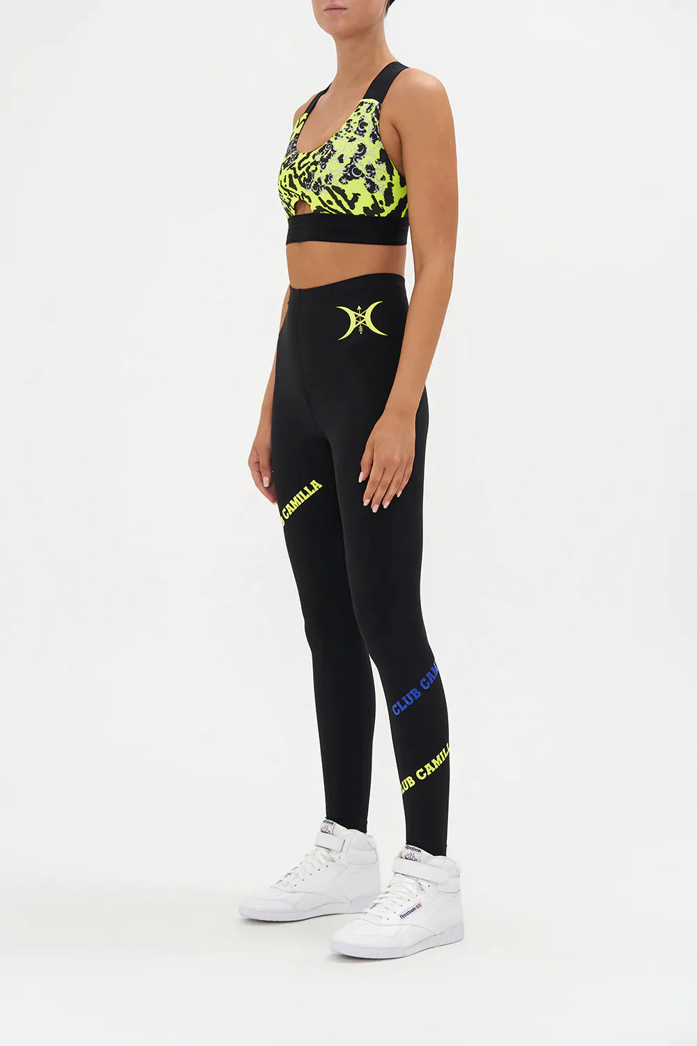 JACQUARD ELASTIC STRAP BRA WITH CENTRE FRONT CUT OUT KAT KINGDOM