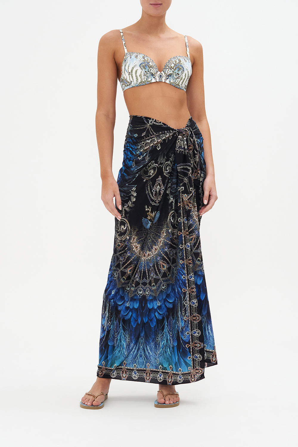 Long Sarong Ground Control print by CAMILLA