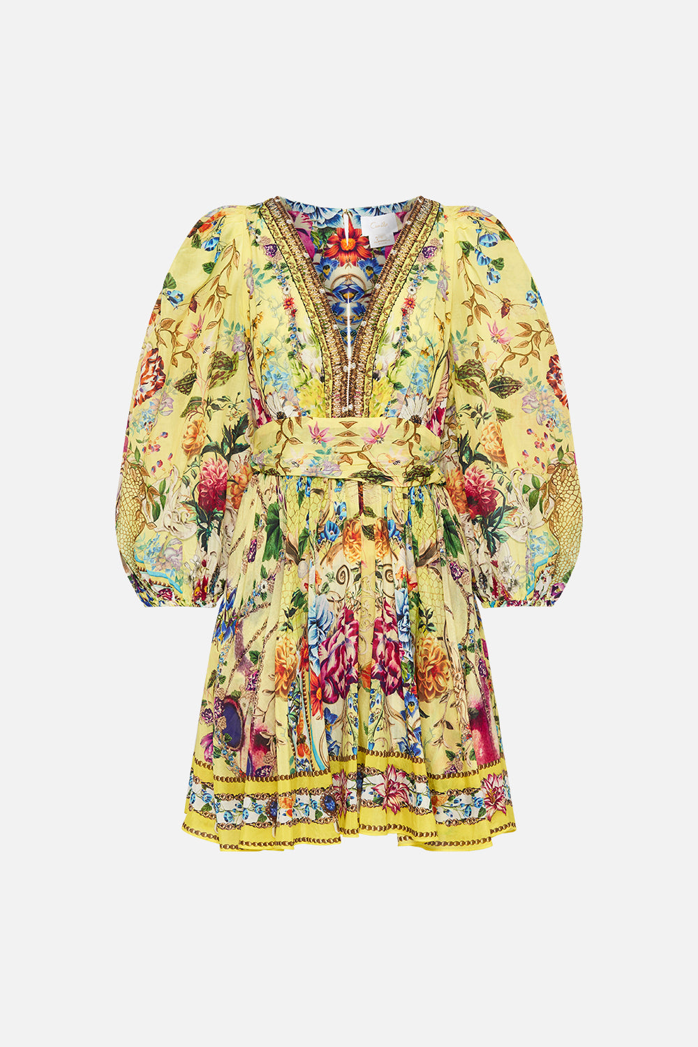 BLOUSON FLARED DRESS BIRDS AND THE BEES