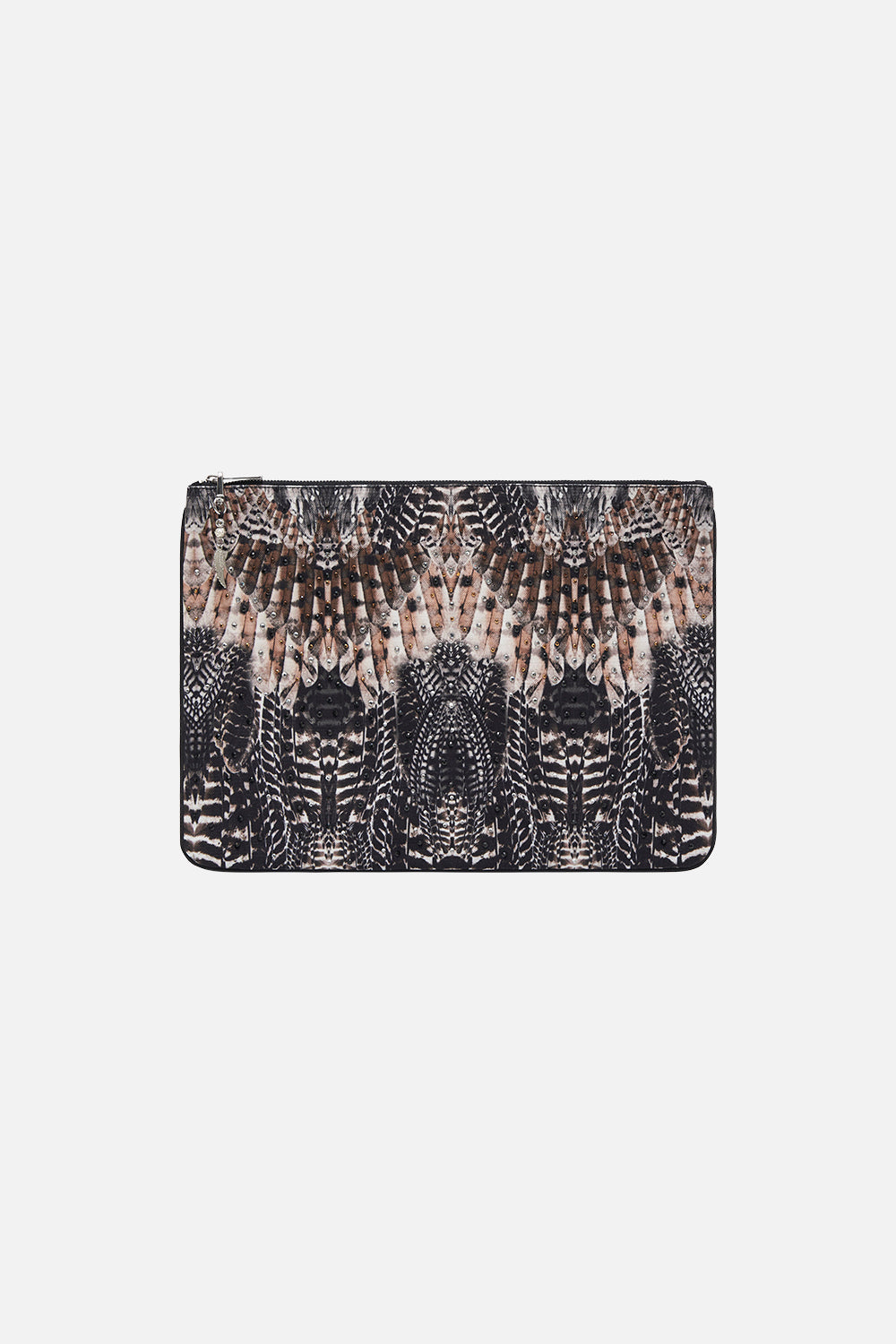 LARGE CANVAS CLUTCH NIGHT OWL