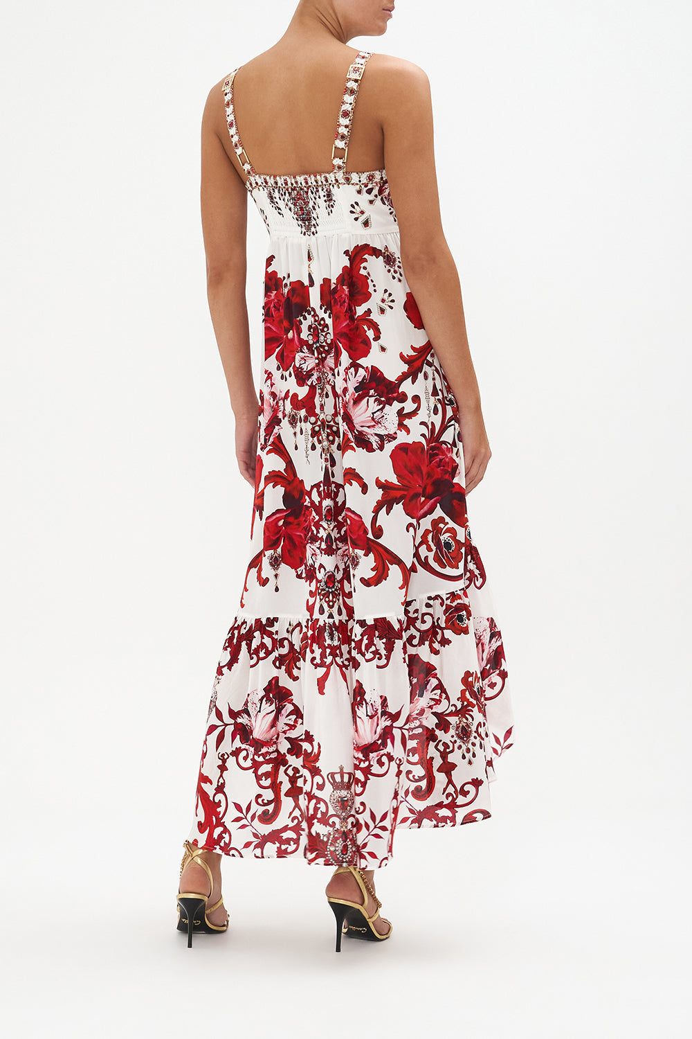 TIE FRONT HIGH LOW DRESS CROWN OF THORNS