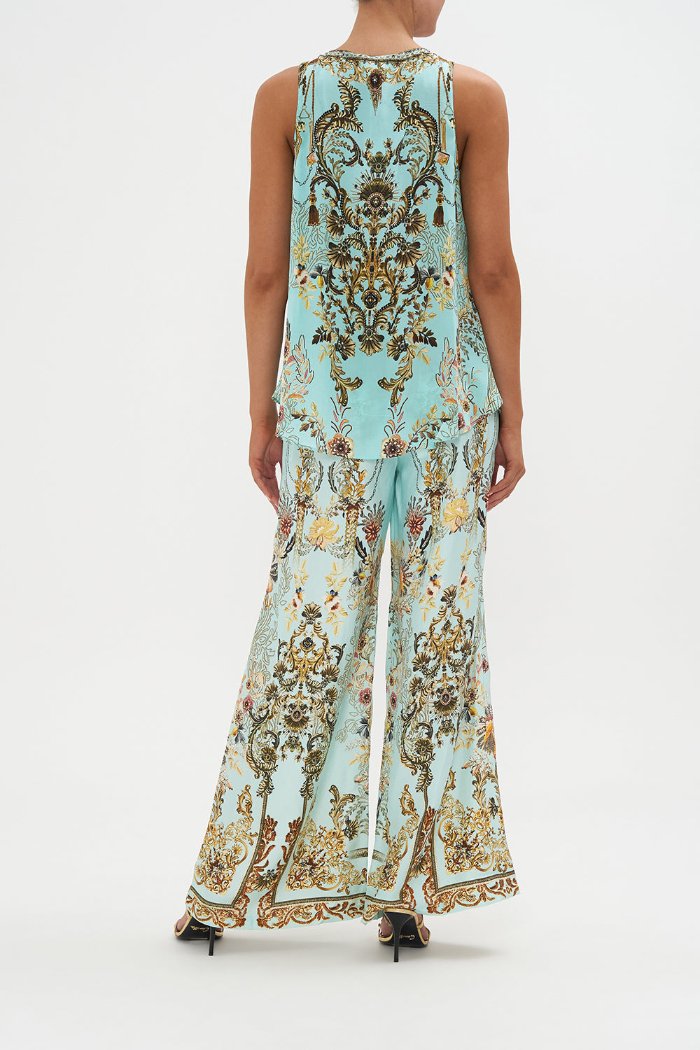 TANK TOP WITH STRAP BEAD DETAIL ADIEU YESTERDAY