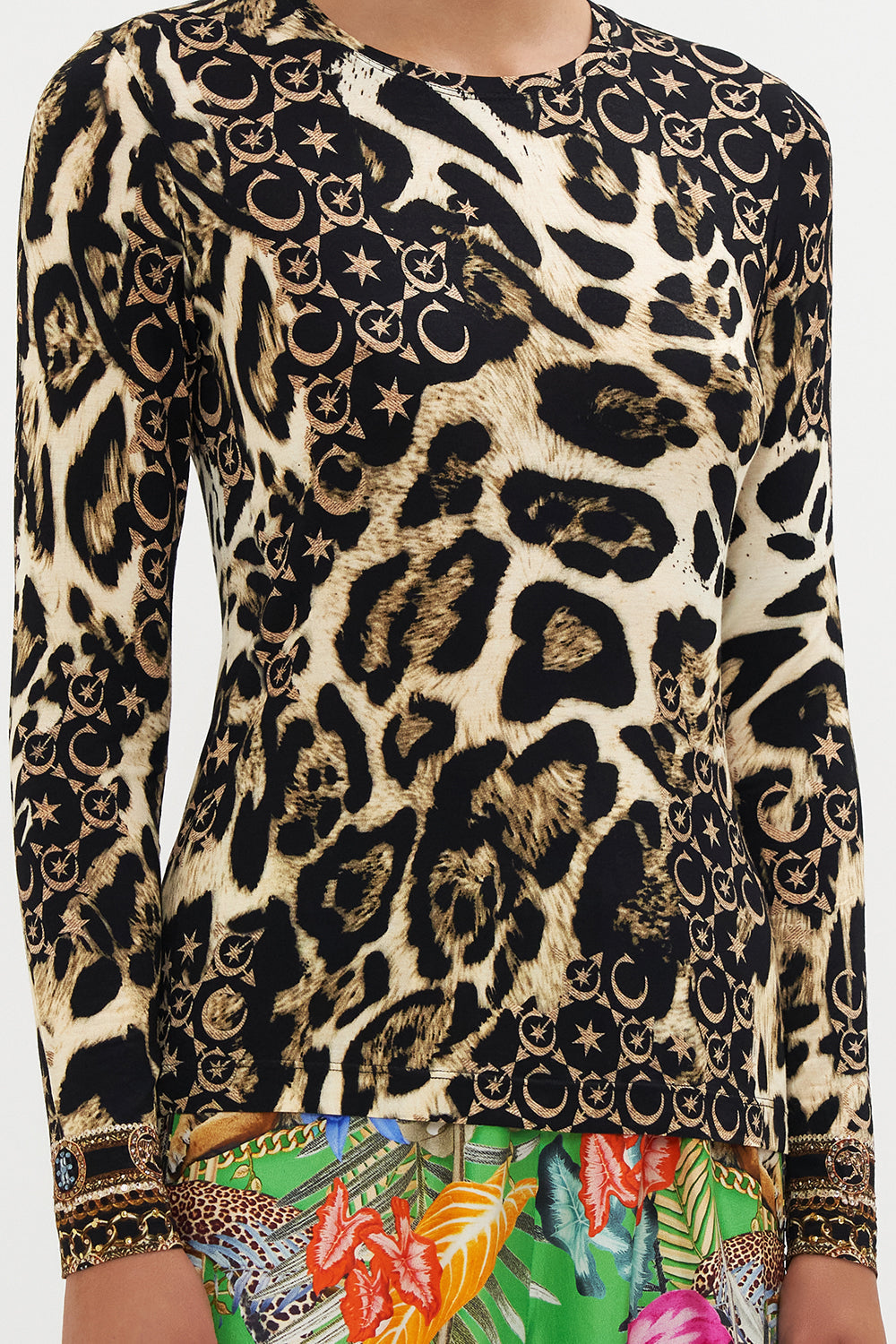 LONG SLEEVE CREW TOP WILDCAT SOIREE