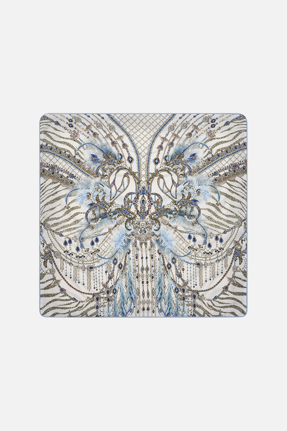 Large Square Cushion Moon And Back print by CAMILLA