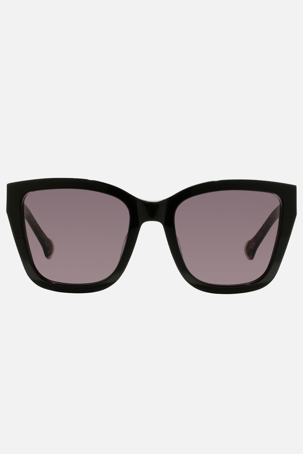 ANYTHING & EVERYTHING SUNGLASSES BLACK GLITTER LEOPARD