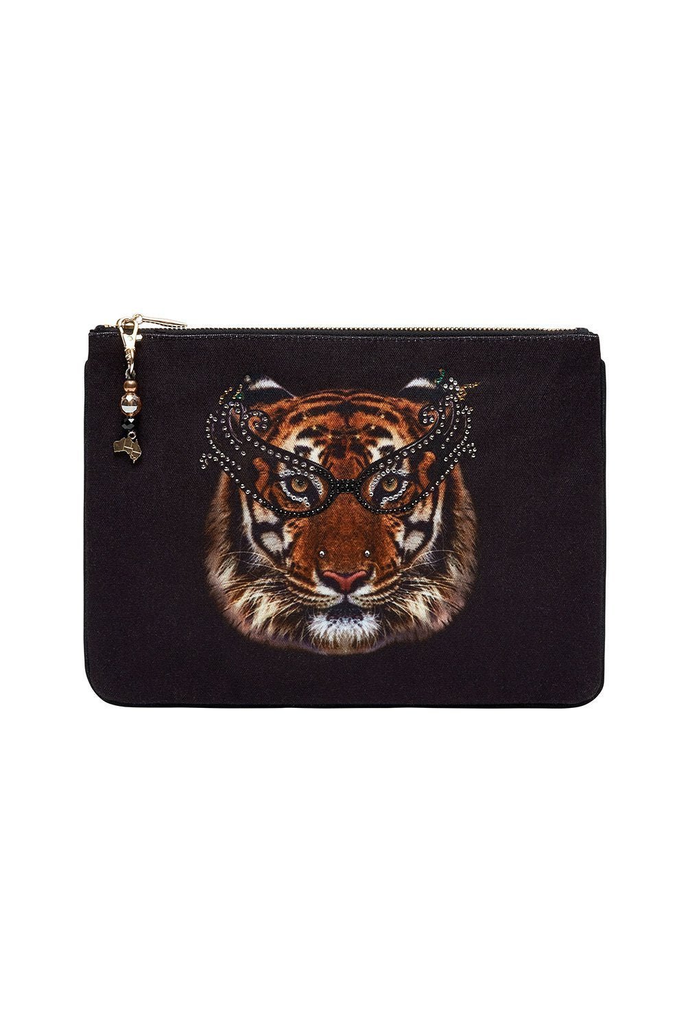 SMALL CANVAS CLUTCH PLACEMENT