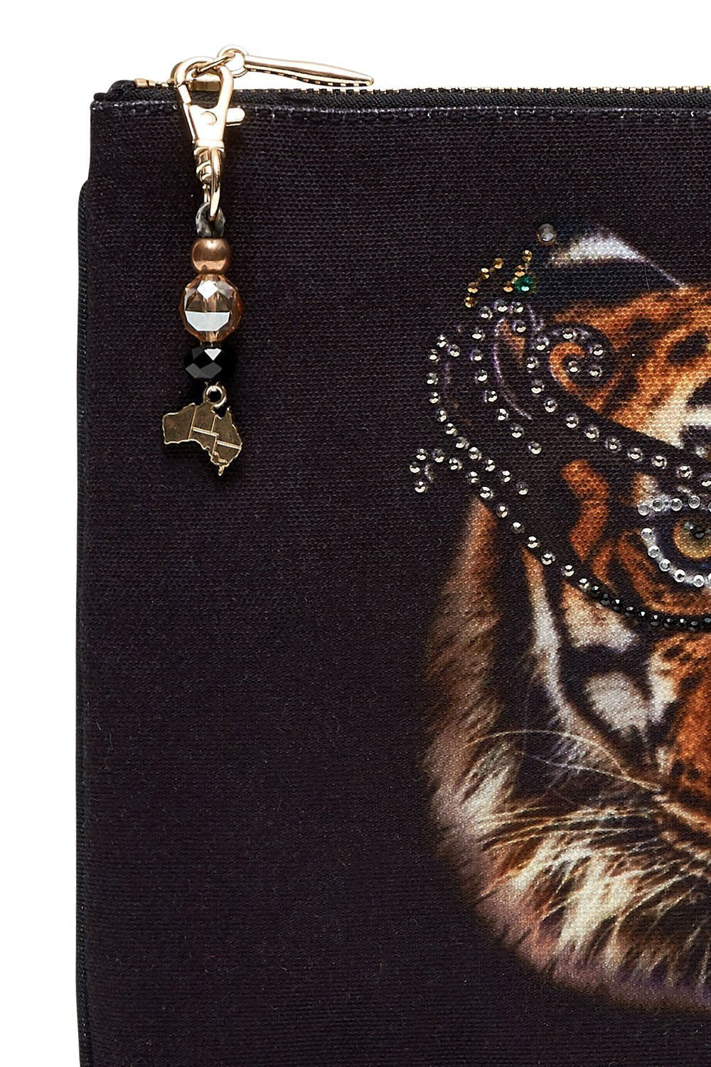 SMALL CANVAS CLUTCH PLACEMENT