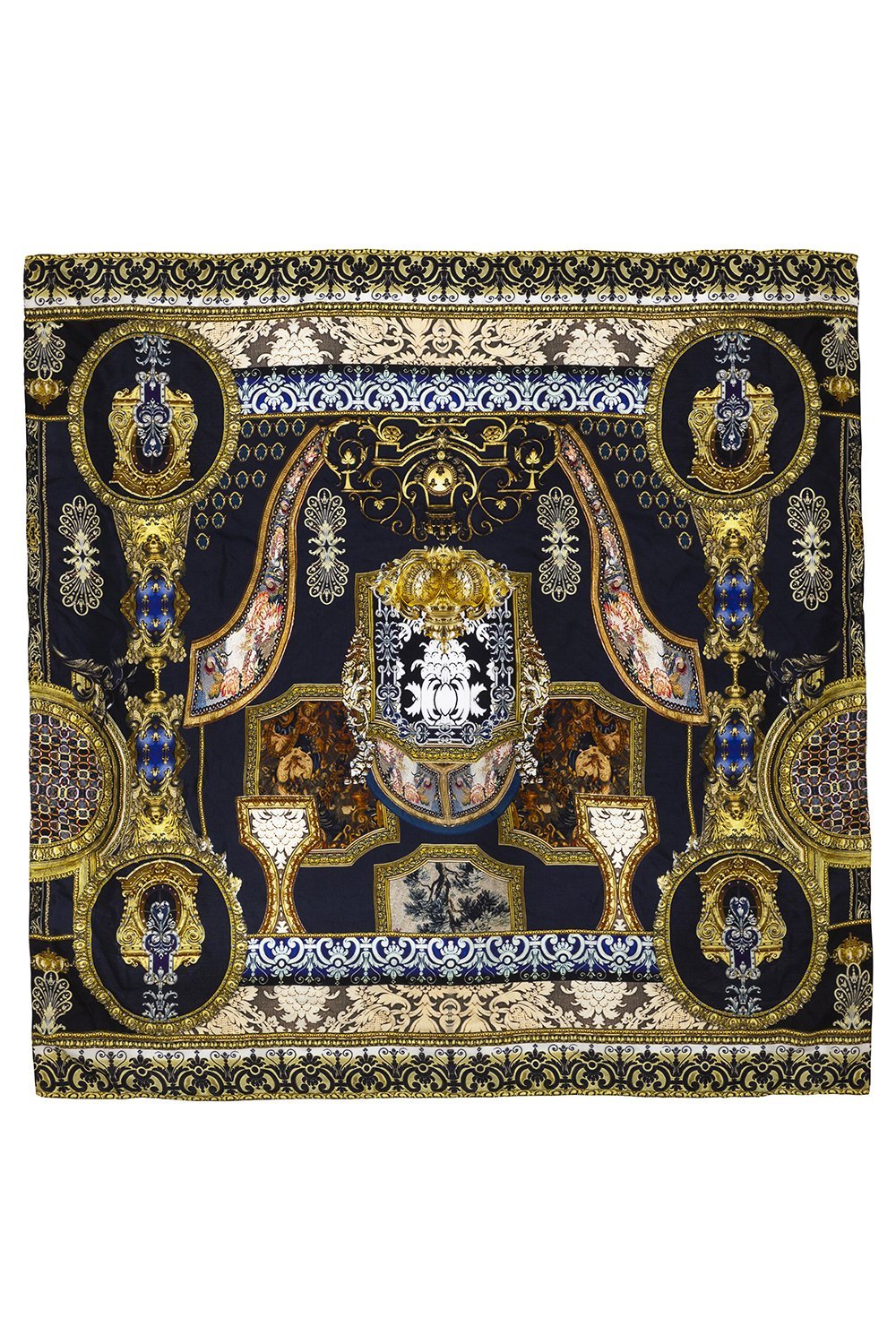 SQUARE SCARF MIDNIGHT MEETING