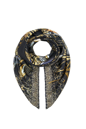 LARGE SQUARE SCARF THE JEWELLED ARROW