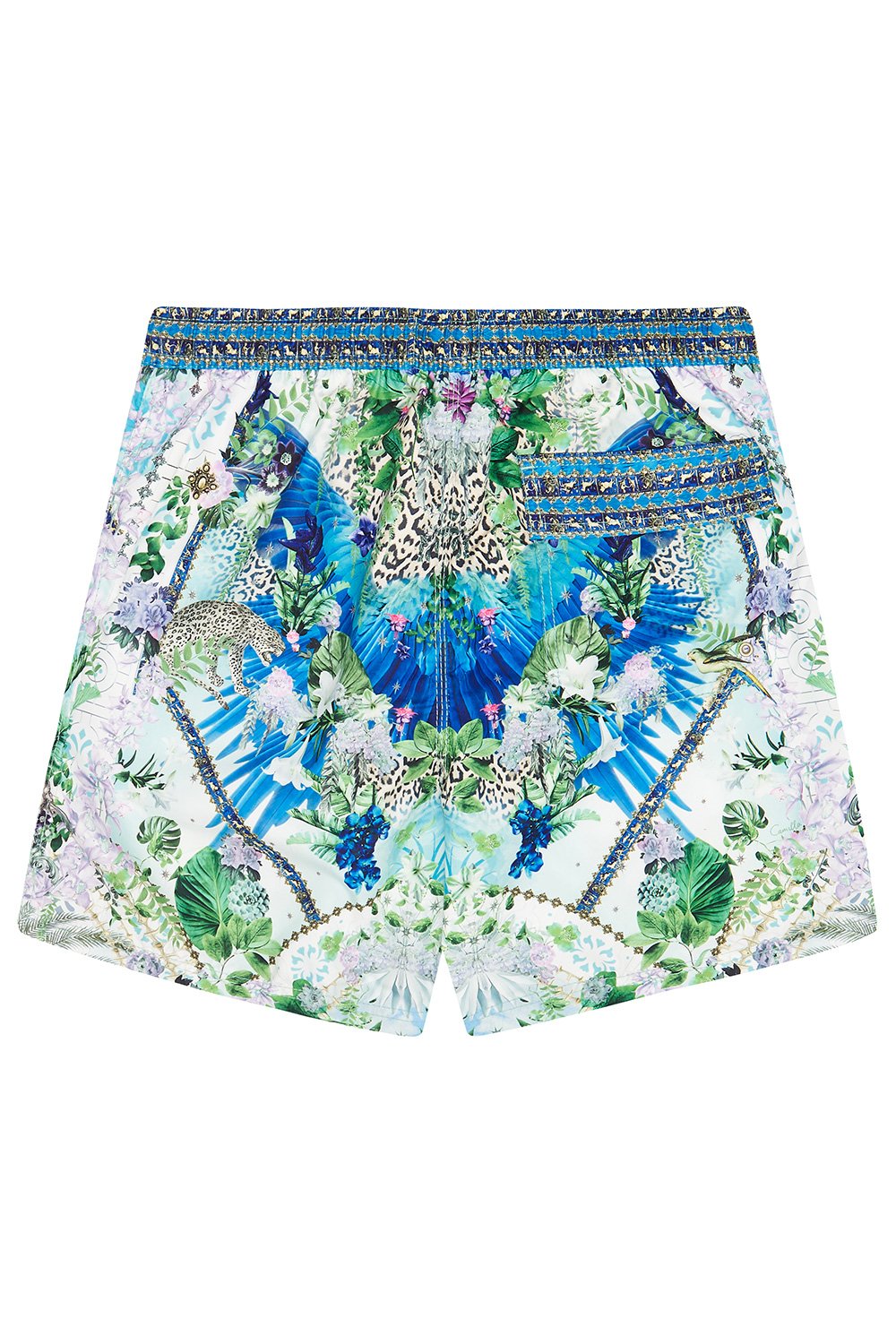 ELASTIC WAIST BOARDSHORT MOON GARDEN