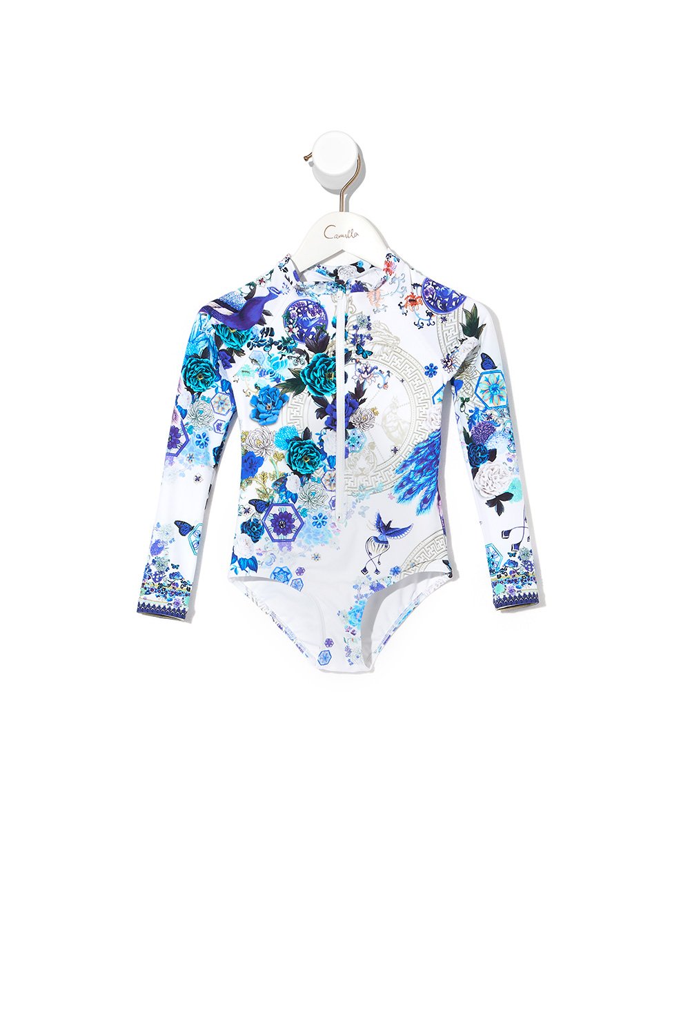 INFANTS PADDLESUIT WHITE SIDE OF THE MOON