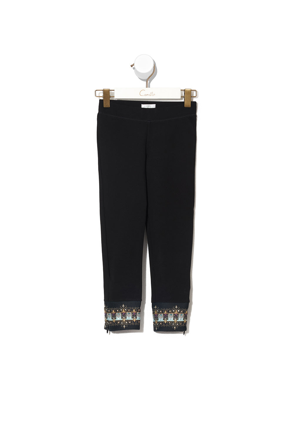 KIDS LEGGINGS WITH ZIP NOMADIC NYMPH