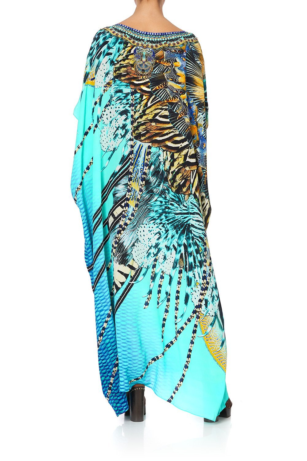 ROUND NECK KAFTAN MARINE QUEEN