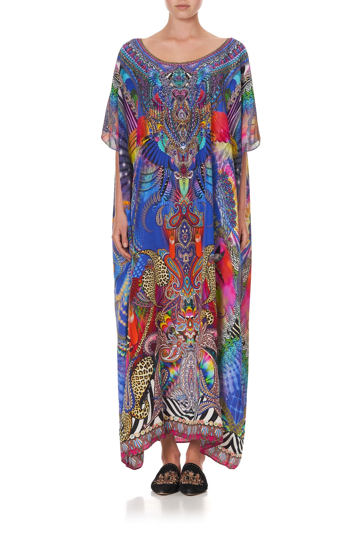 ROUND NECK KAFTAN PSYCHEDELICA