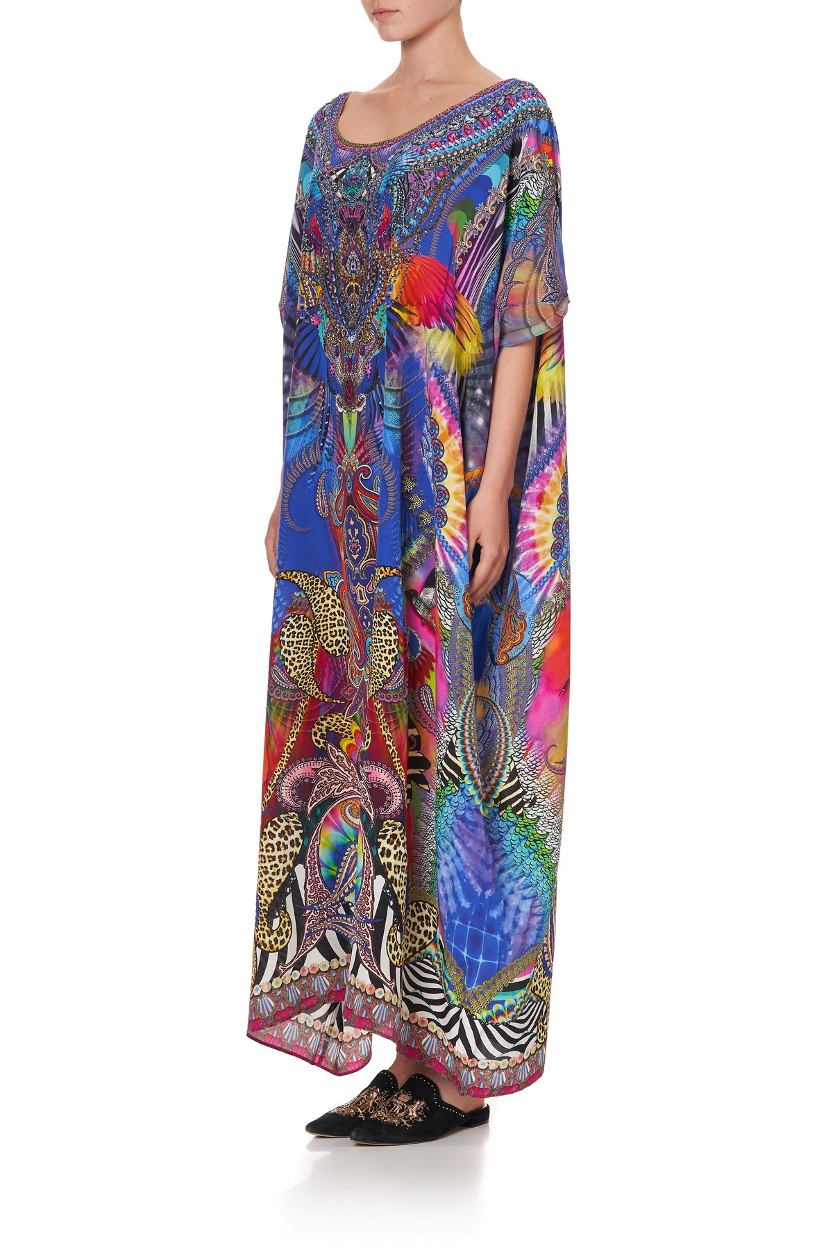 ROUND NECK KAFTAN PSYCHEDELICA