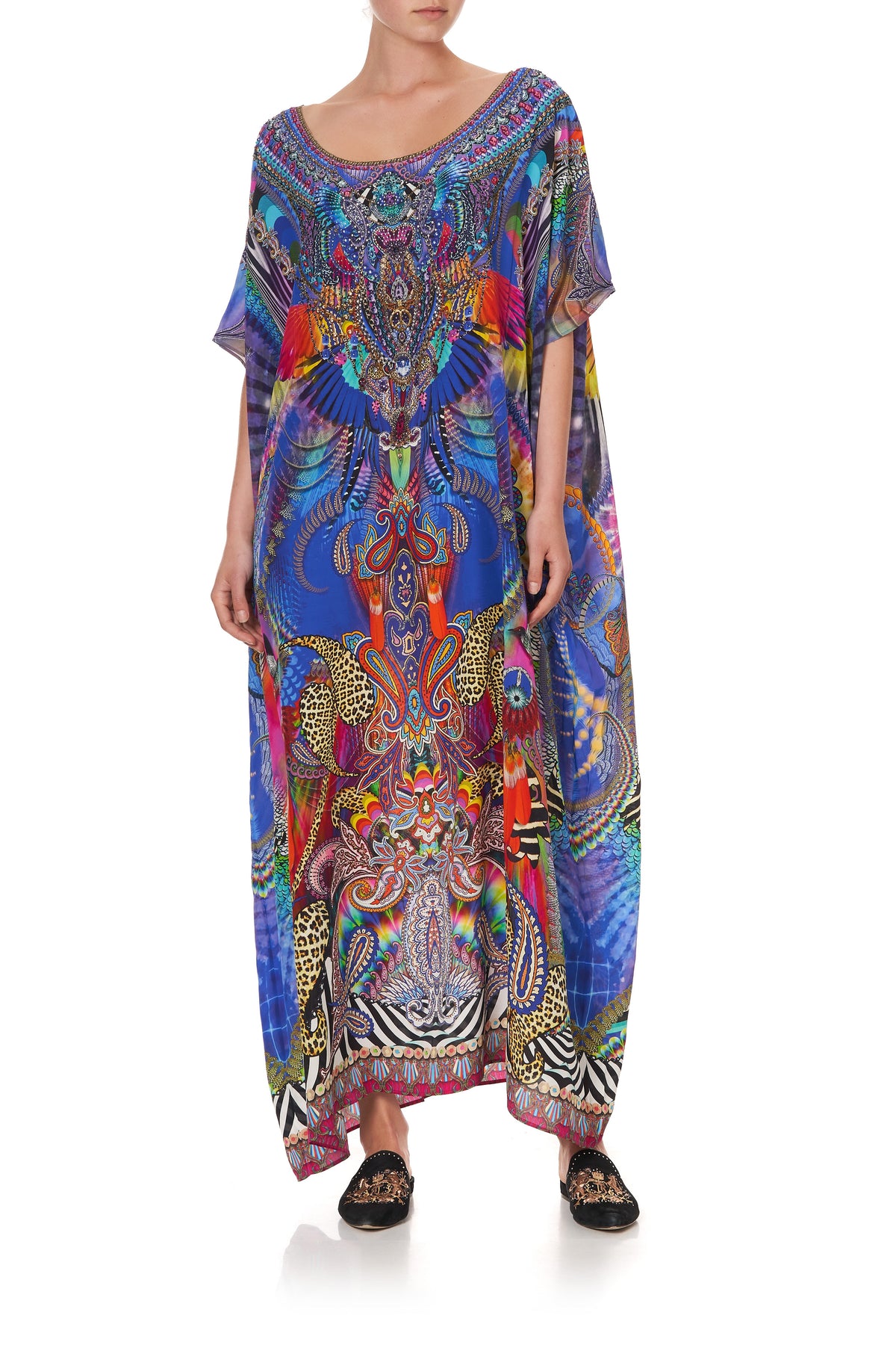 ROUND NECK KAFTAN PSYCHEDELICA