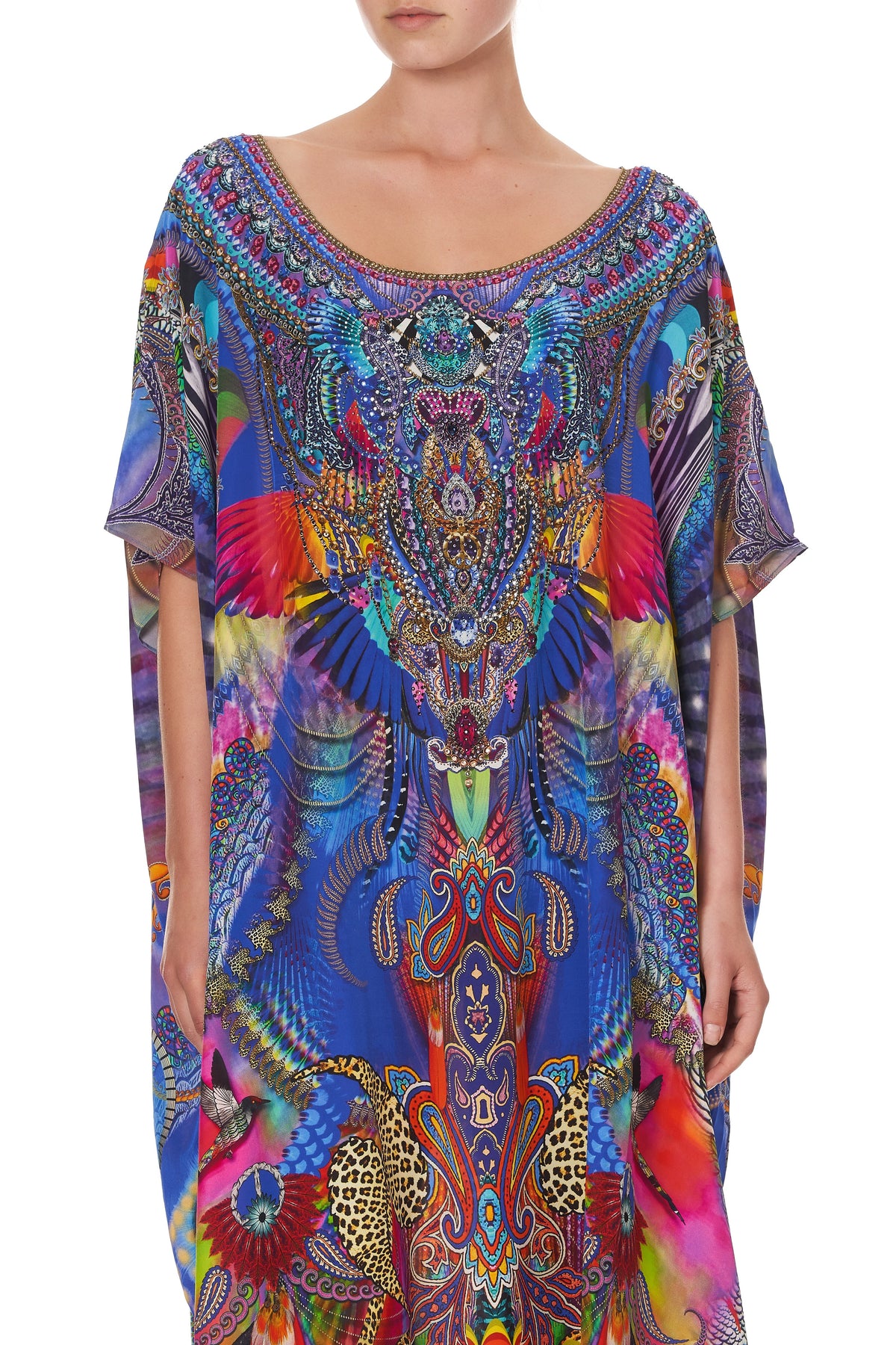 ROUND NECK KAFTAN PSYCHEDELICA