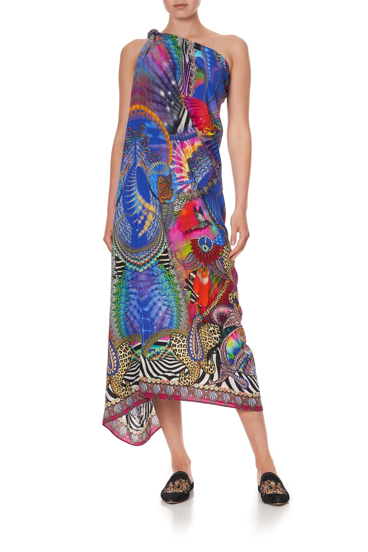 ROUND NECK KAFTAN PSYCHEDELICA