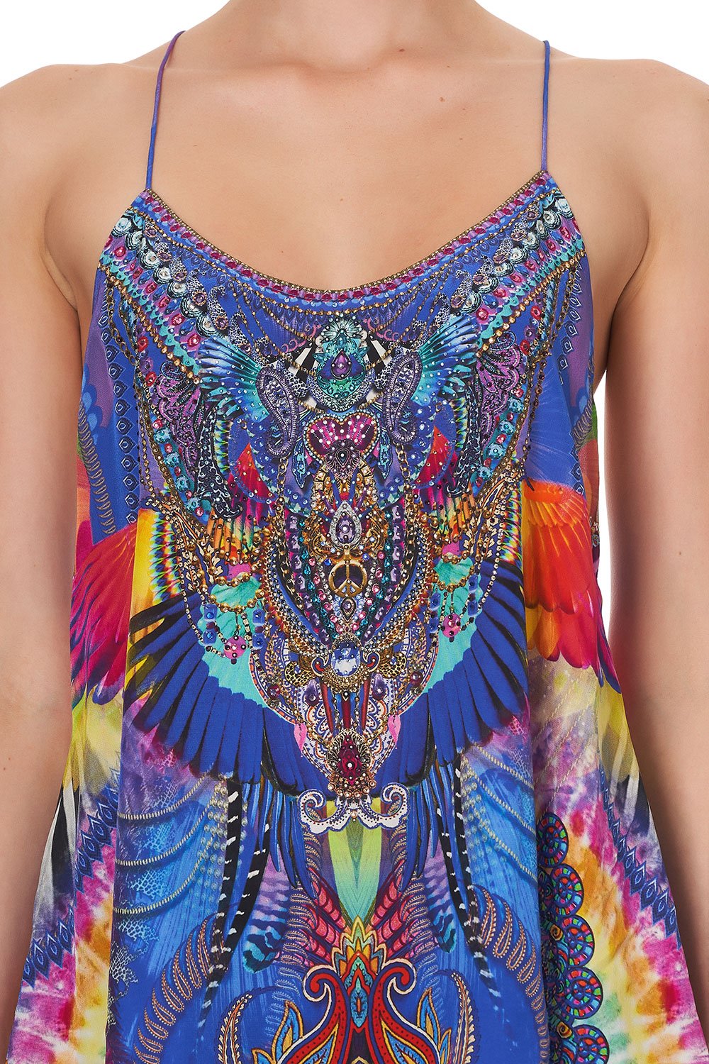 T BACK SHOESTRING TOP PSYCHEDELICA