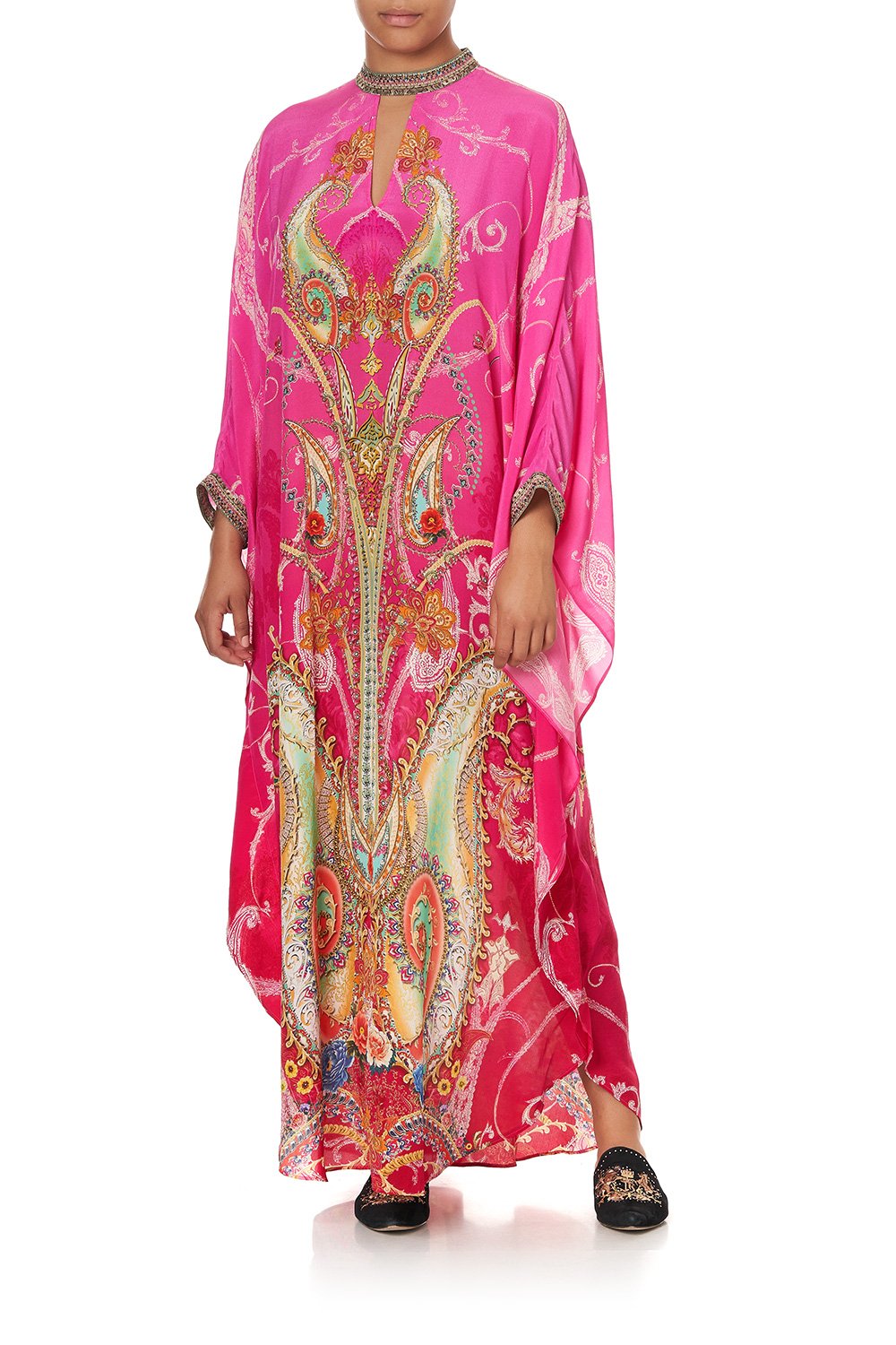 KAFTAN WITH HIGH COLLAR STAND RAINBOW RHYTHM