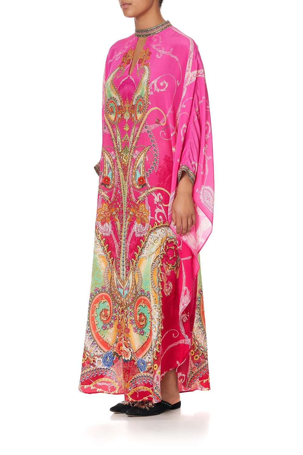 KAFTAN WITH HIGH COLLAR STAND RAINBOW RHYTHM