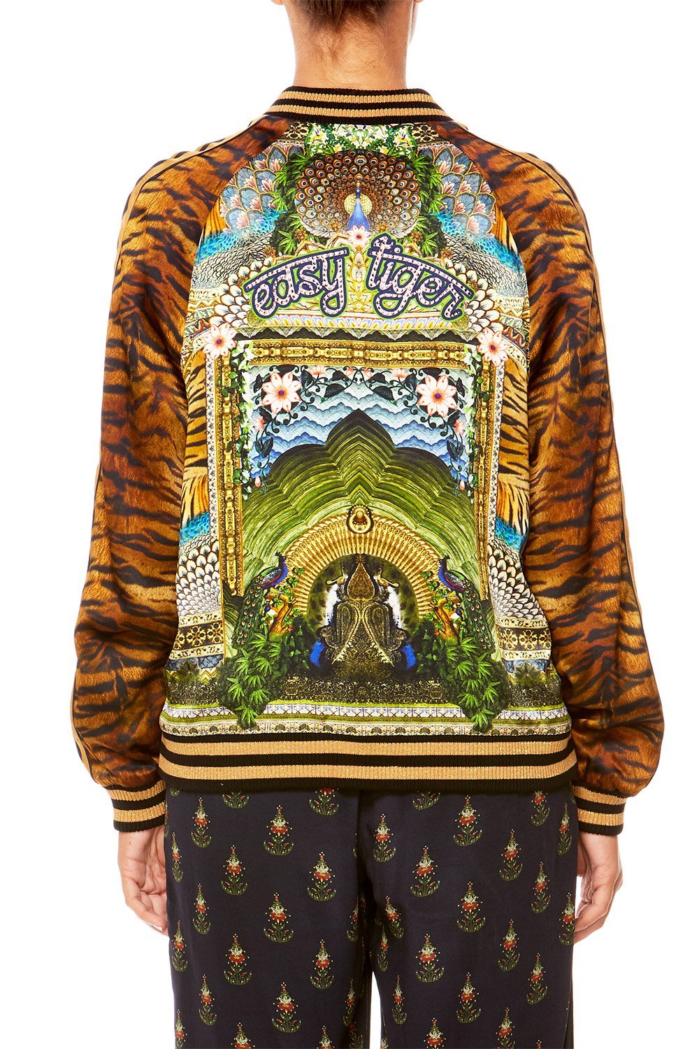 OVERSIZED BOMBER A WOMAN'S WISDOM