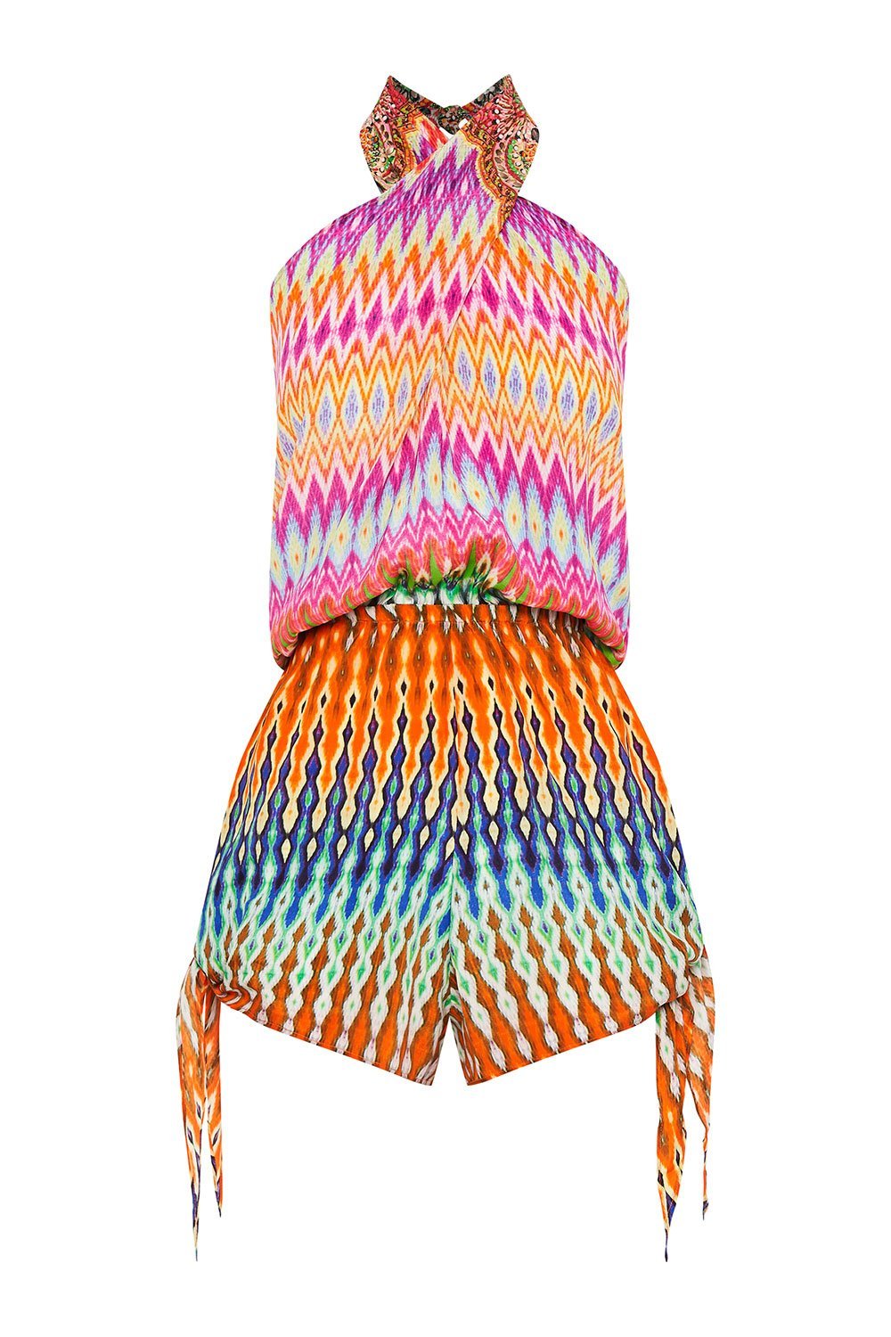 HALTER PLAYSUIT LOOM LOVERS